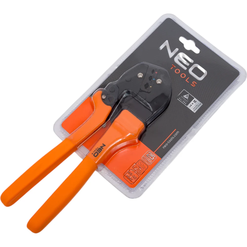 Клещи для обжима кабельных наконечников NEO Tools 22-10 AWG 01-503