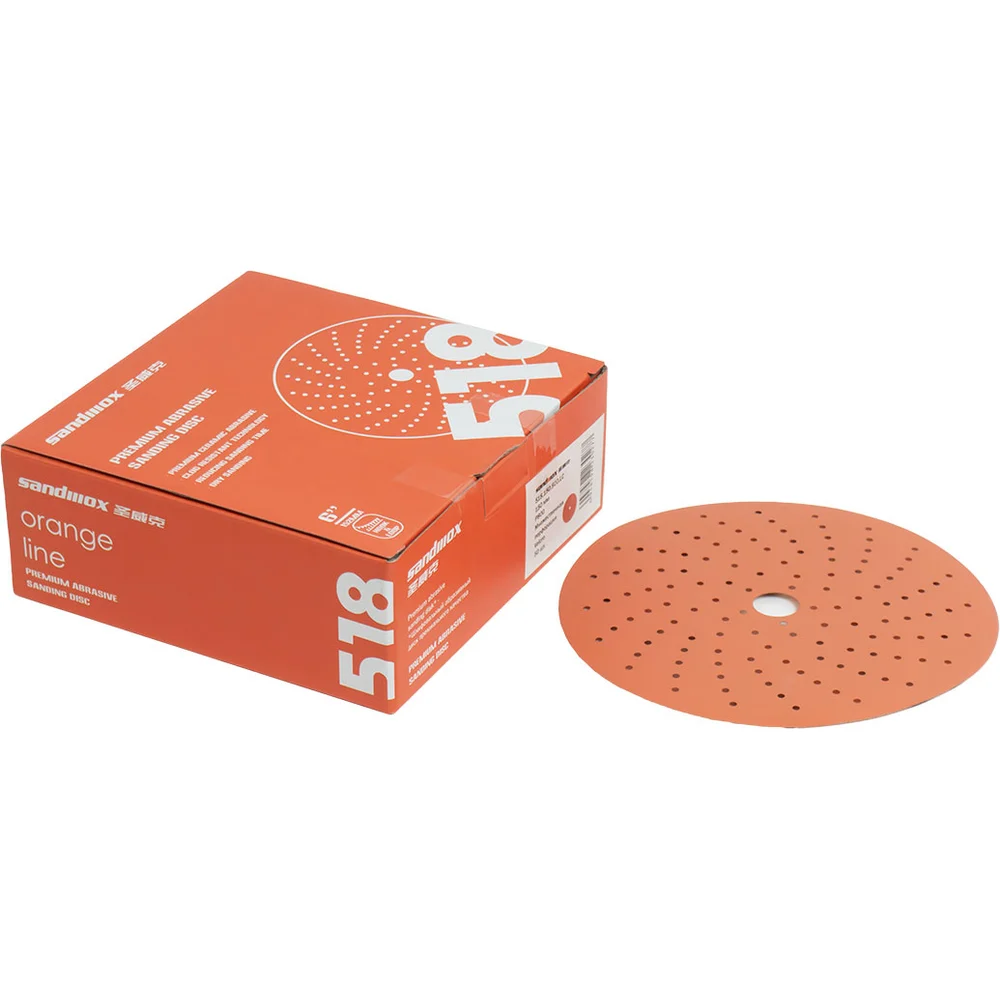 Диск шлифовальный SANDWOX Orange Ceramic Multi holes 518.150.080.LC