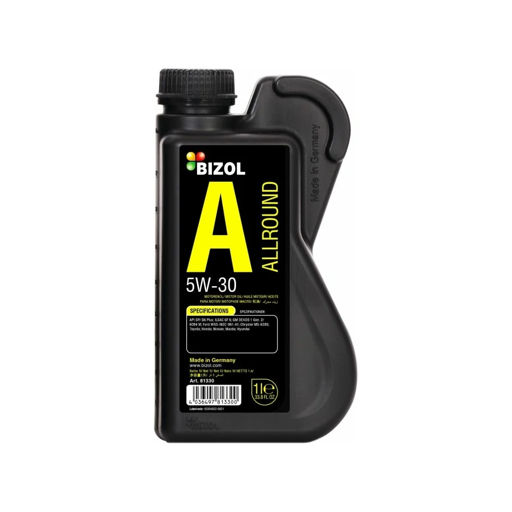 НС-синтетическое моторное масло Bizol Allround 5W-30, SP/SN Plus, GF-6A 81330