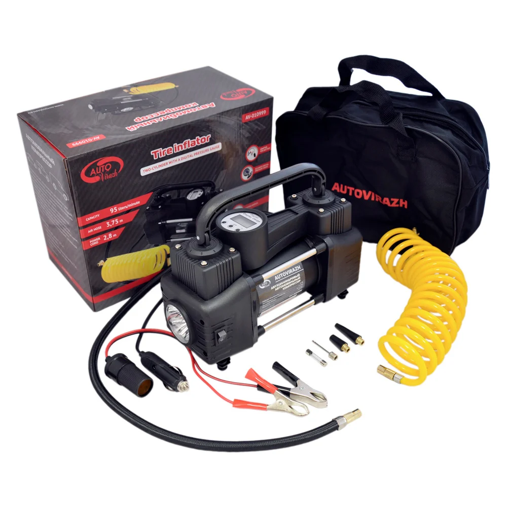 Двухцилиндровый компрессор AUTOVIRAZH AV-010999
