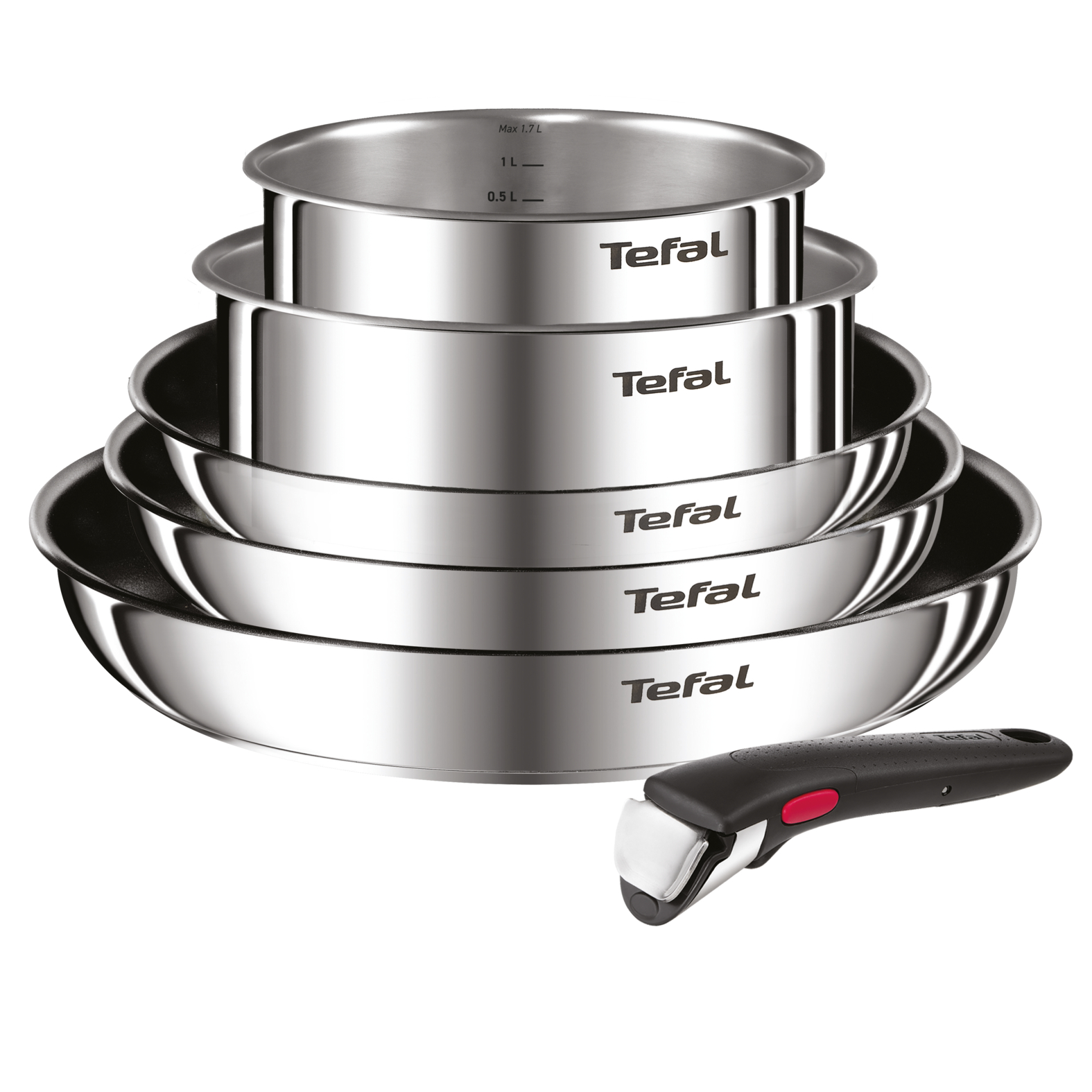 из нержавеющей стали Ingenio Cook Eat Tefal 6 предметов L881S604