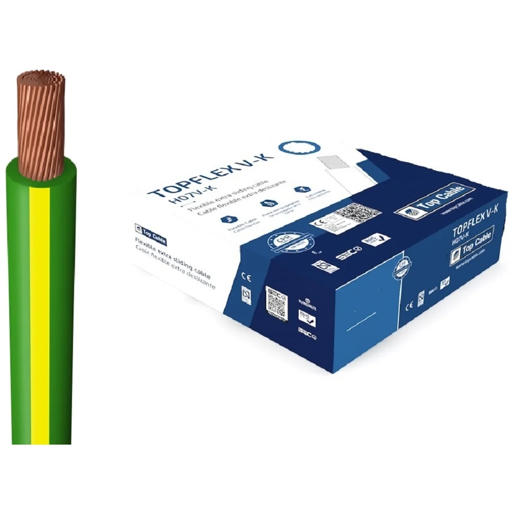 Монтажный гибкий провод Top cable TOPFLEX H05V-K 131V000SR100