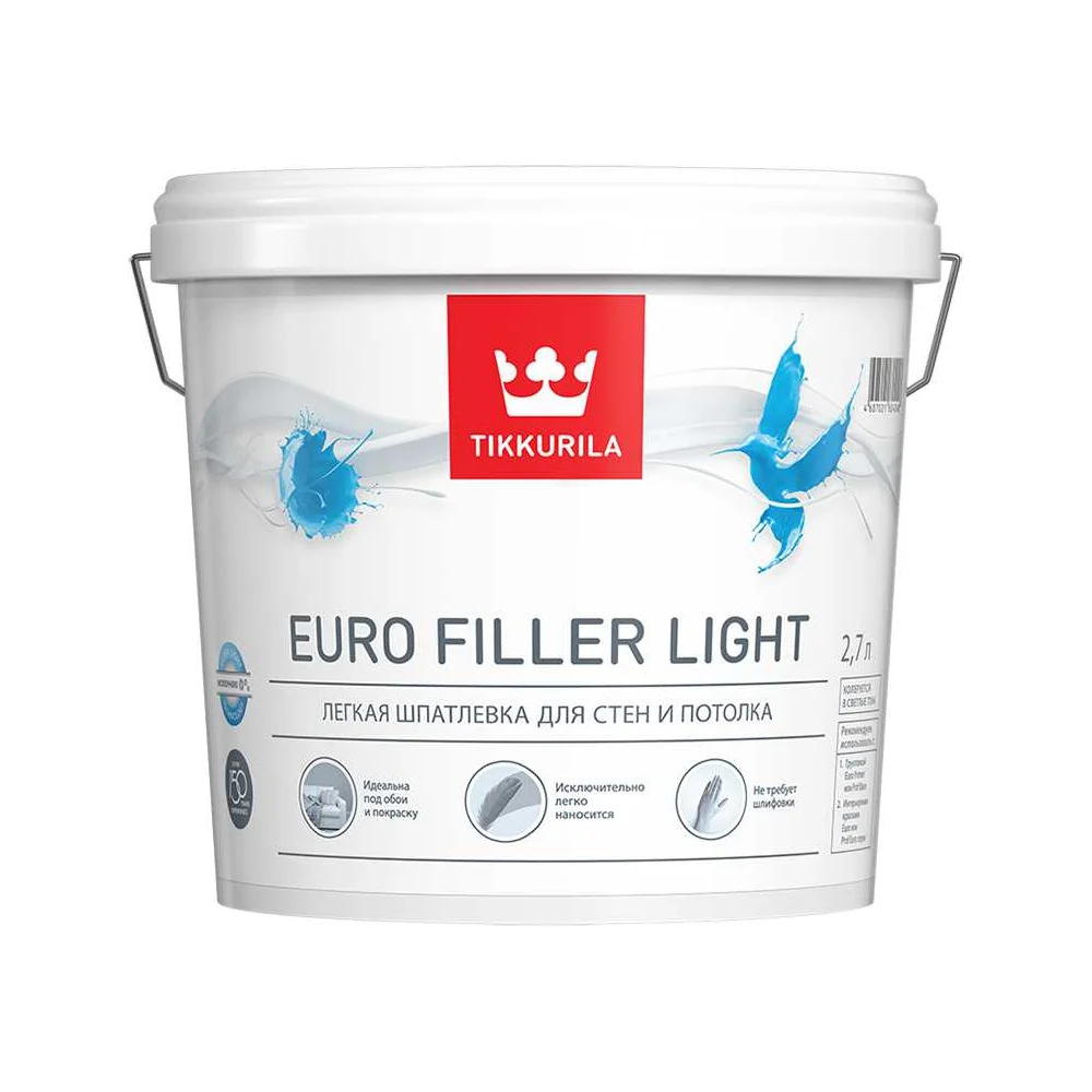 Легкая шпаклевка Tikkurila Евро Филлер лайт Kta 700009482