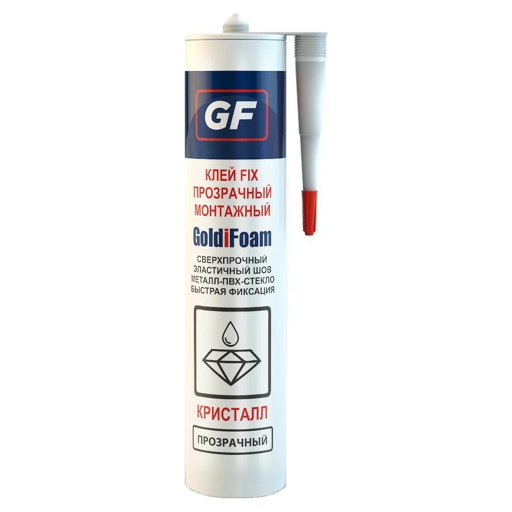 Монтажный клей GoldiFoam GF FIX Cristal 394260002