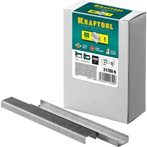 Скобы для степлера Kraftool 31780-6