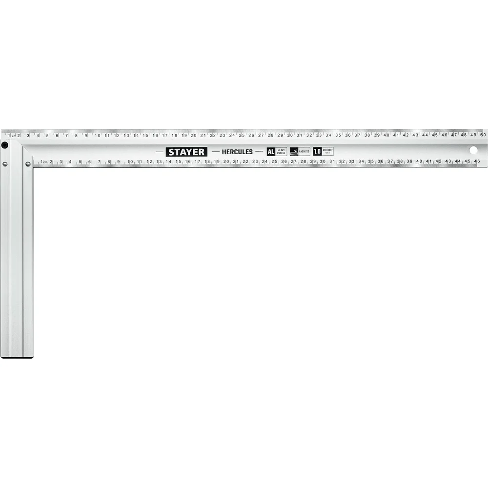 Жесткий столярный угольник STAYER Hercules 3432-50