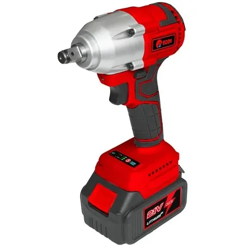 Ударный гайковерт EDON UAW-21/300CBL, 4Ач, с двумя аккумуляторами [28015]