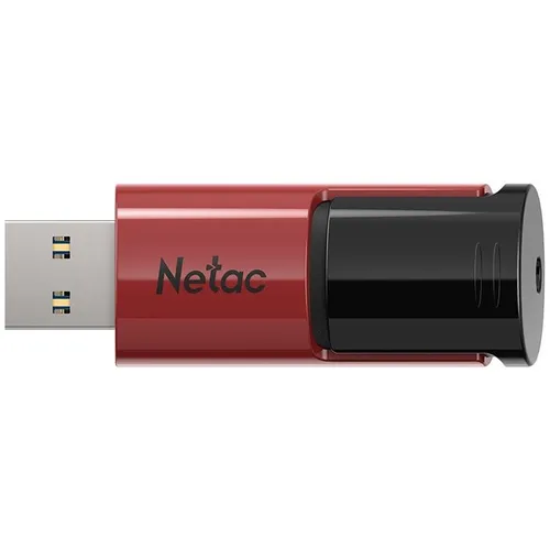Флешка USB NETAC U182 128ГБ, USB3.2, красный и черный [nt03u182n-128g-32re]