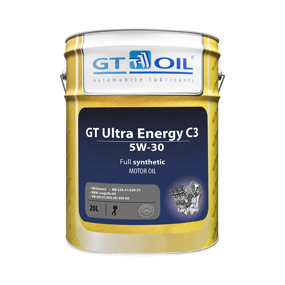 Масло GT OIL Ultra Energy C3 SAE 5W-30 API SMSN/CF 8809059407943
