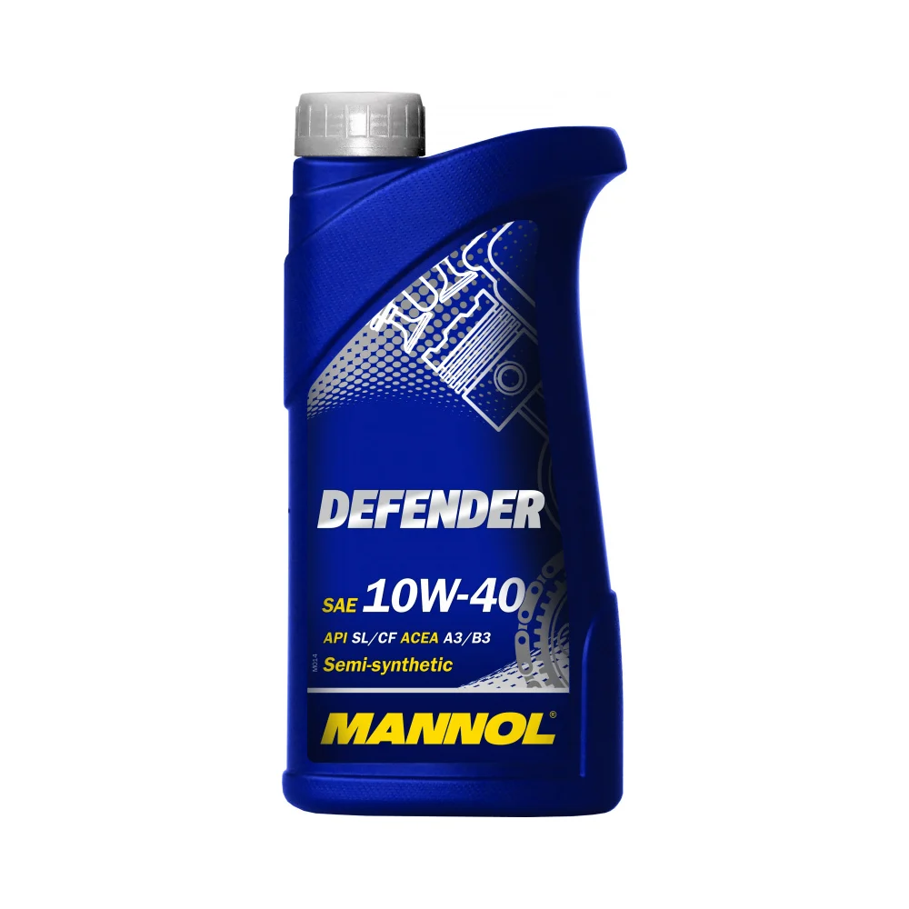 Полусинтетическое моторное масло MANNOL DEFENDER 10W40 1147