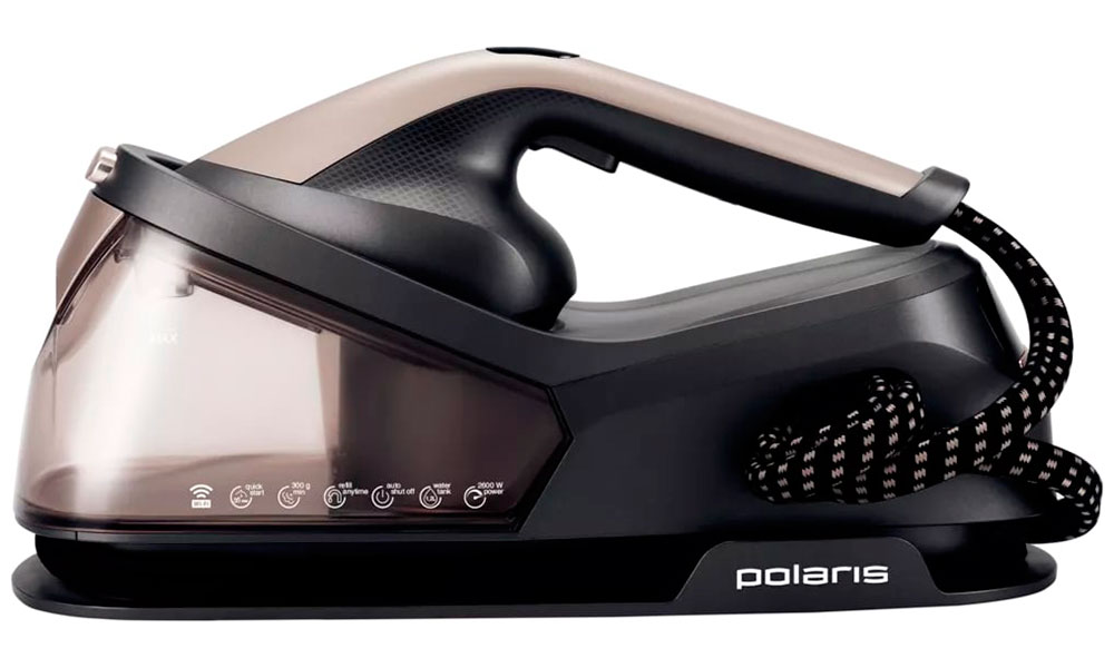 Парогенератор Polaris PSS 2002K X-Steam PRO WIFI IQ Home, черный/золотой