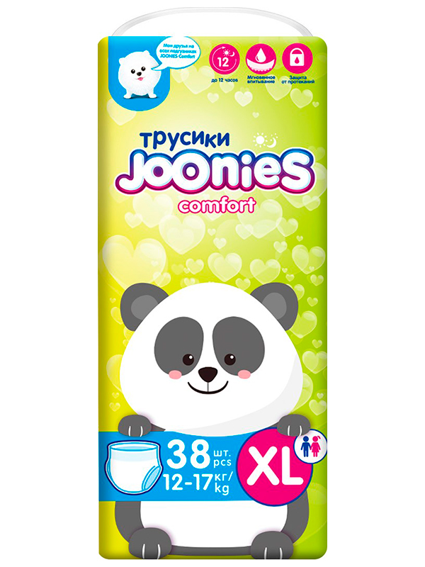 Подгузники-трусики Joonies Comfort размер XL (12-17 кг), 38 шт.