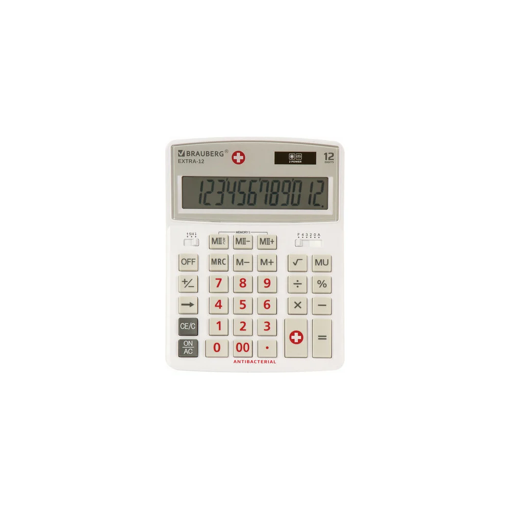 Настольный калькулятор BRAUBERG EXTRA-12-WAB 250490