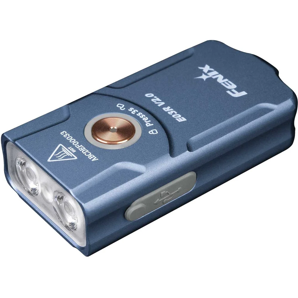 Фонарь Fenix E03R V2.0 e03rv20blue