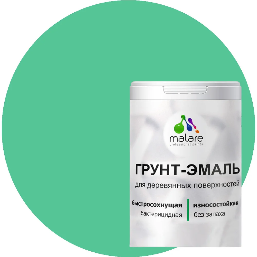 Матовая грунт-эмаль для деревянных поверхностей MALARE 2036752344404