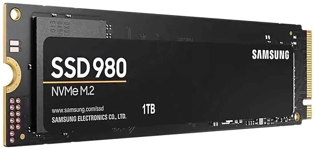 Накопитель SSD Samsung M.2 980 1000 Гб PCIe 3bit MLC (TLC) MZ-V8V1T0BW