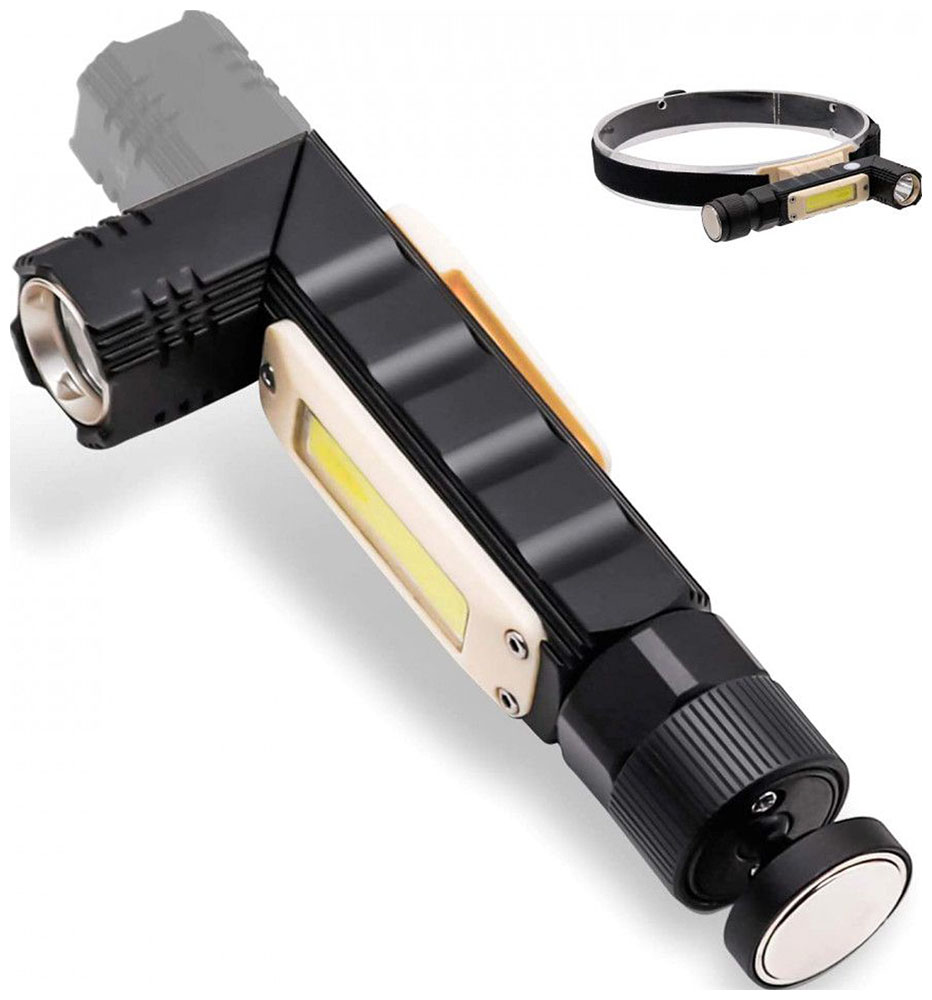 Фонарь налобный FOCUSray 2100 10W COB аккумуляторный