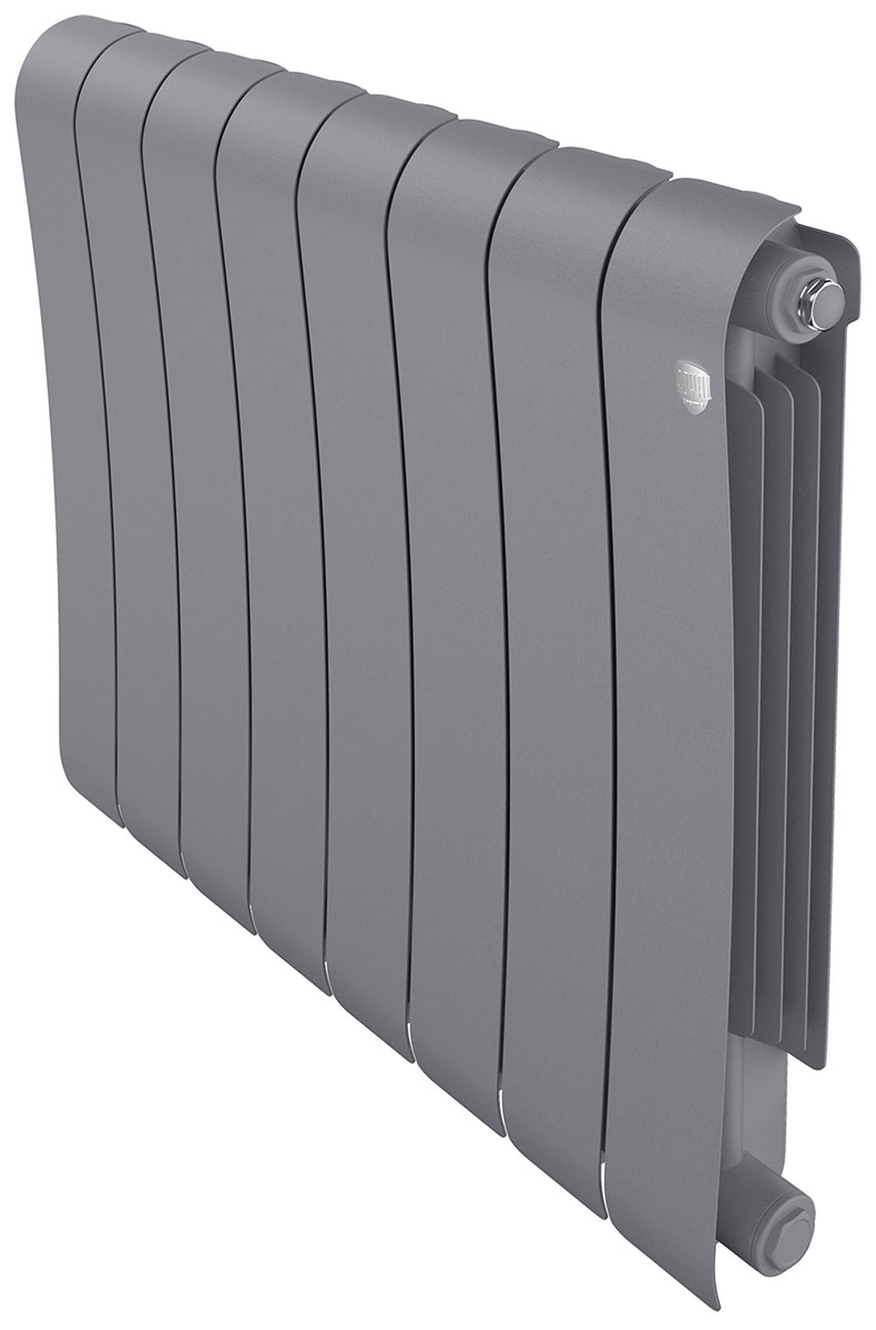 Радиатор биметаллический Royal Thermo Infinity 500 Silver Satin, 8 секций
