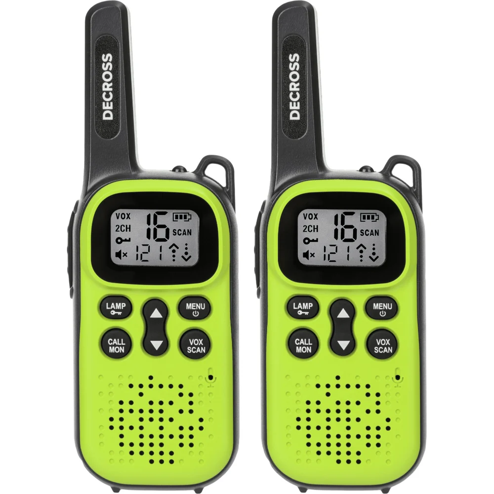 Комплект радиостанций DECROSS DC44 Green Twin EU с ЗУ DC4412103302000