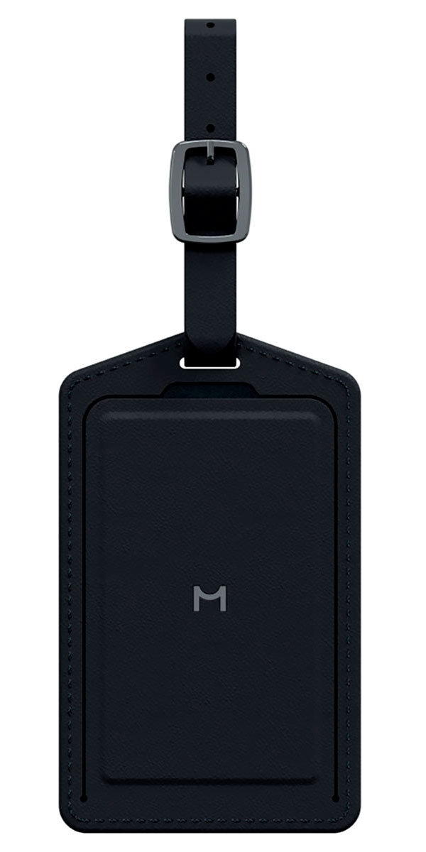 Багажная бирка с поддержкой Find My Magssory Ultima Geo Luggage Tag, миднайт