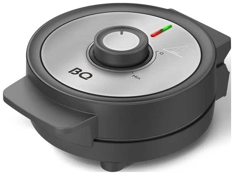 Прибор для выпечки BQ ST1010 WAFFLE, черный-сталь