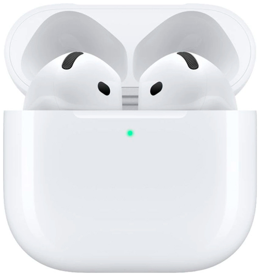 Беспроводные наушники Apple AirPods 4 A3050, A3053, A3058 AirPods 4, белый, беспроводные (bluetooth MXP63)