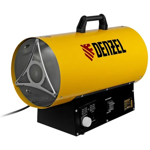 Газовая тепловая пушка DENZEL GHG-15i, 15кВт, желтый