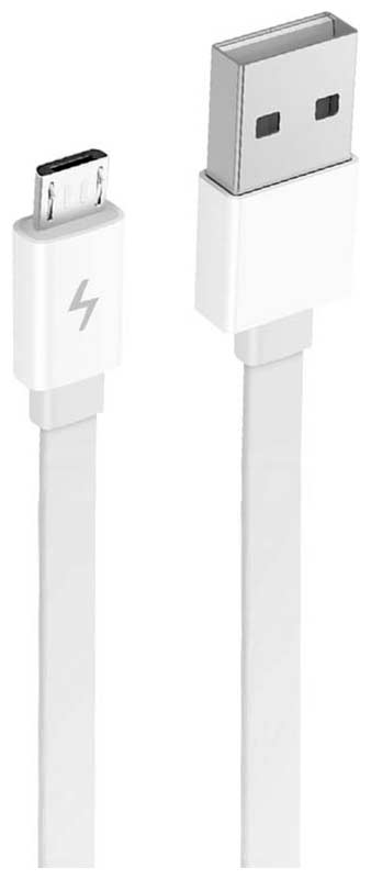 Кабель Zmi 100 см 2.1A белый