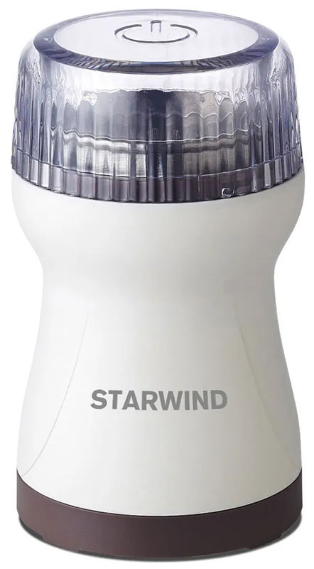 Кофемолка Starwind SGP4422, белый/коричневый