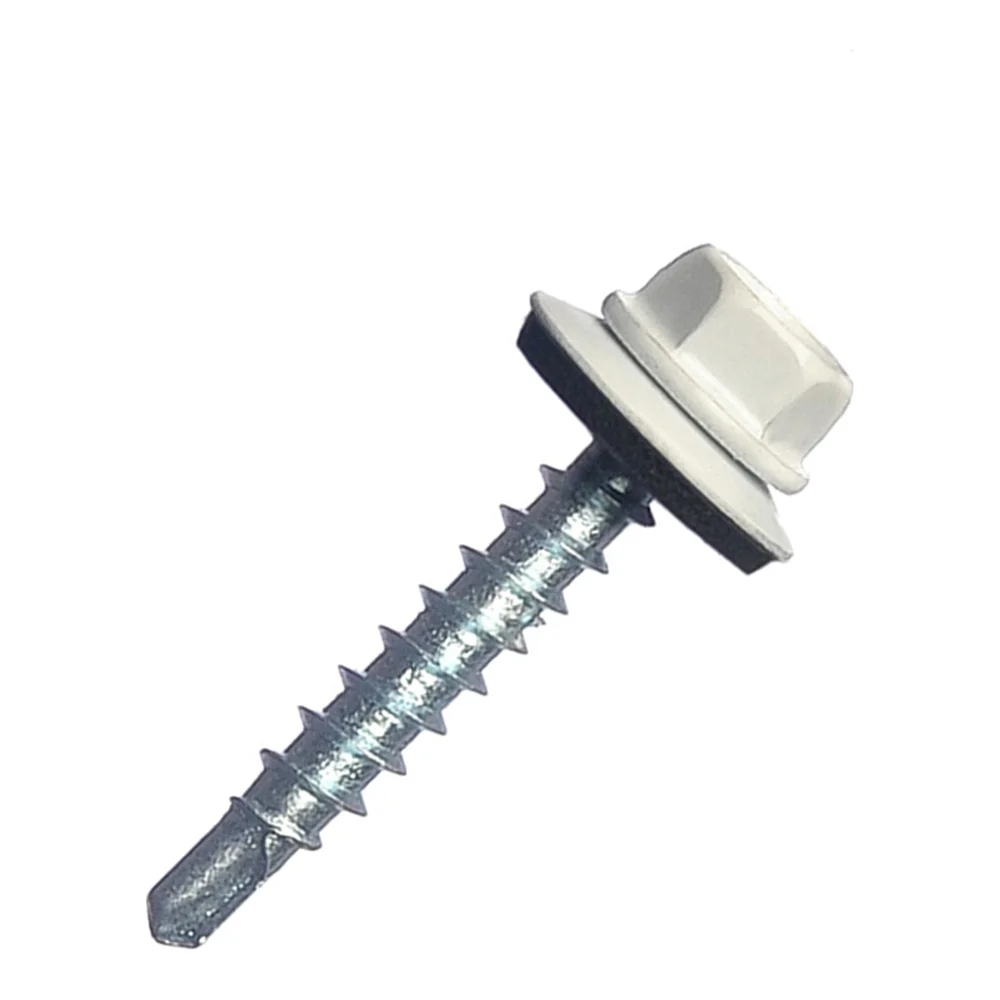 Кровельный саморез МЕТАЛЛСЕРВИС 4.8x29 RAL 9003 200 шт. 1220556