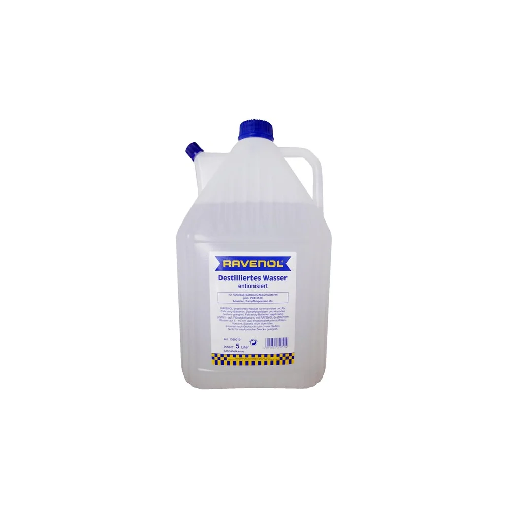 Дистиллированная вода RAVENOL destilliertes Wasser 1360010-005-01-001