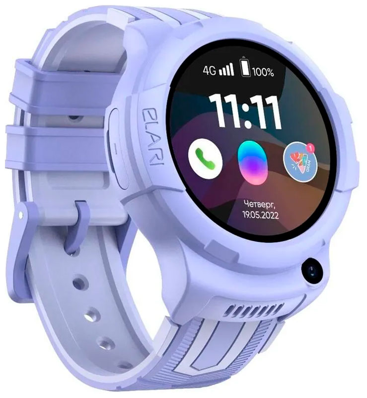 Смарт-часы Elari 4G Wink Android 8.1. Цвет: лиловый (4G-W-PUR)