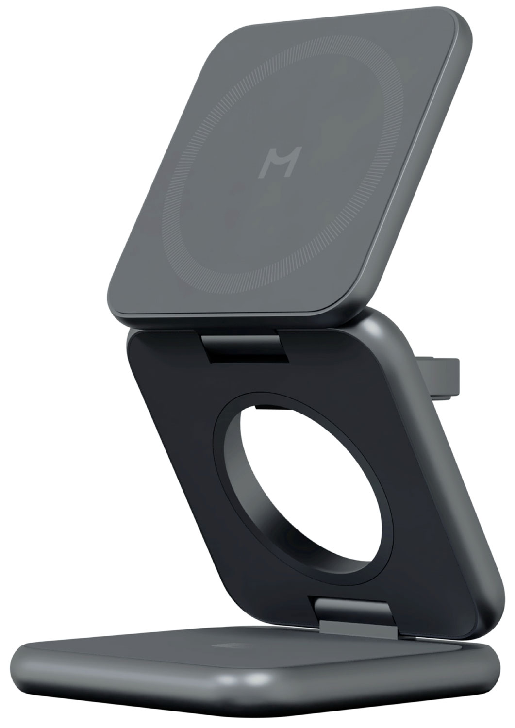 Складное беспроводное зарядное устройство Magssory Fold Pro, 3 в 1, с магнитами, совместимое с Qi2 (midnight WCH063)