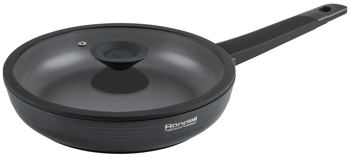 Вок с крышкой Rondell RDA-1489 28 см, 3,4 л Kontur