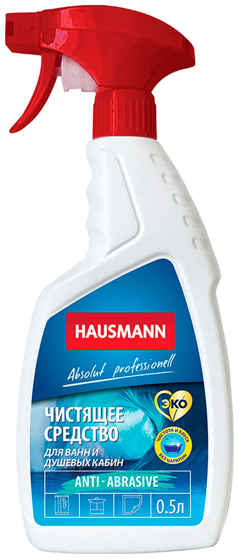 Чистящее средство Hausmann для ванн и душевых кабин 0.5л (HM-CH-03 002)