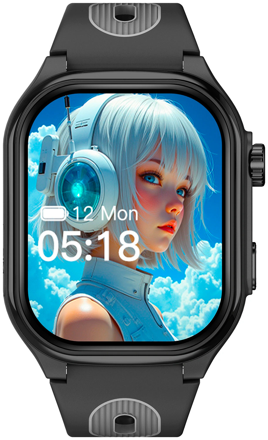 Детские умные часы Aimoto Eclipse 4G, черные (8208801)