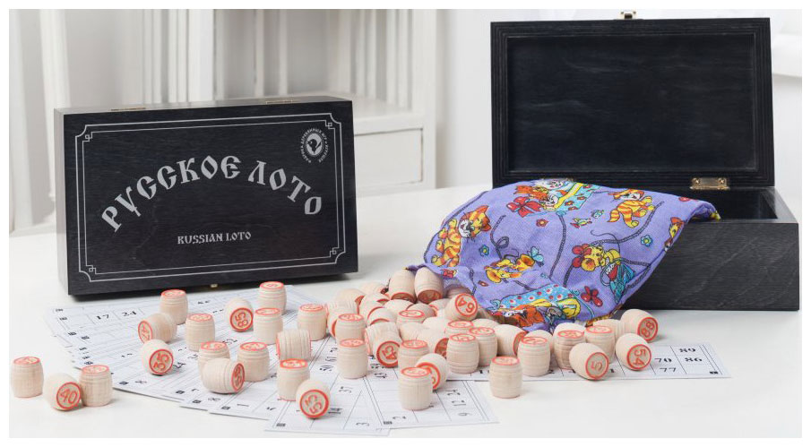 Русское лото Объедовская фабрика "Игрушки" 273-18 рисунок серебро