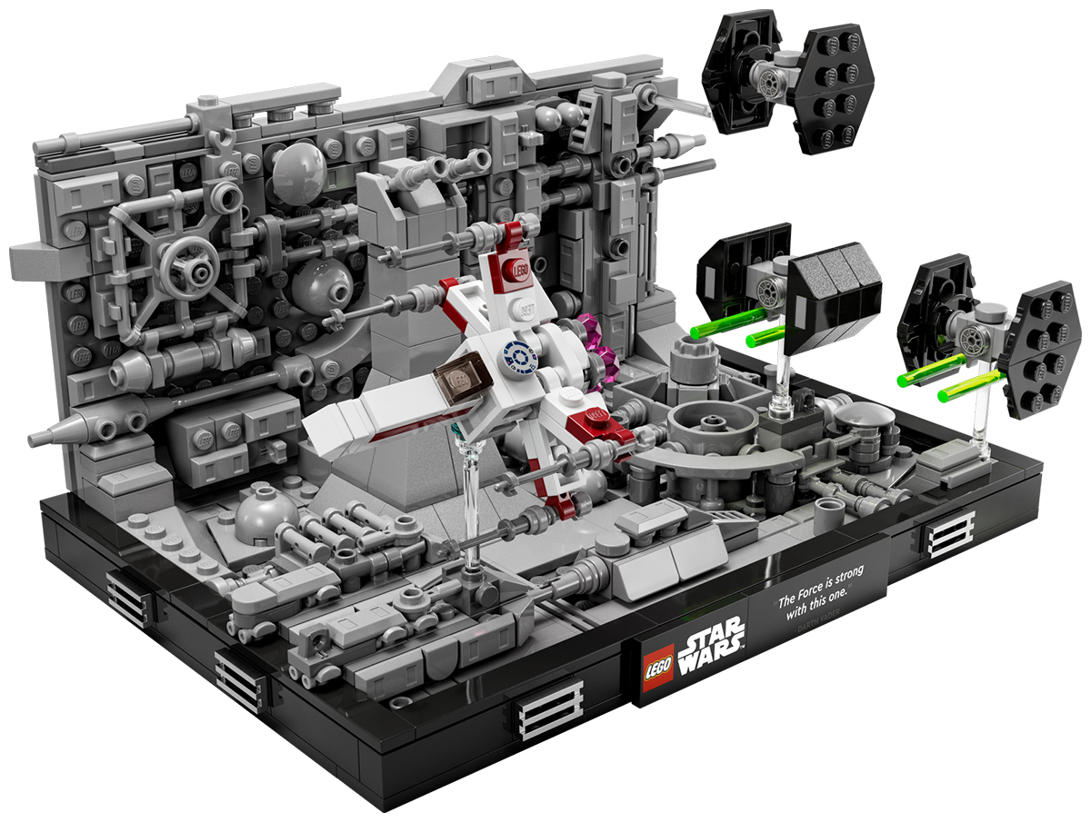 Конструктор Lego Star Wars Диорама «Пролет над Звездой Смерти» (75329)