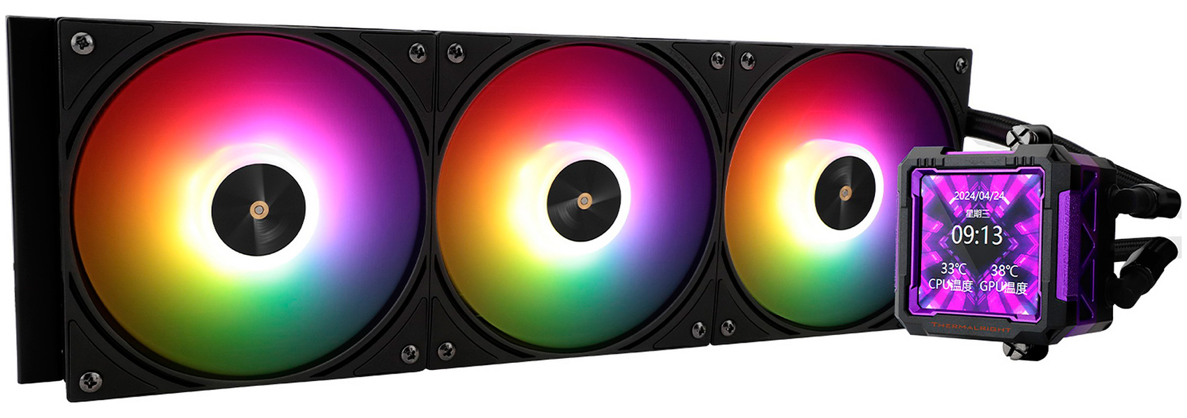 СЖО для процессоров Thermalright Frozen Warframe Pro 360 Black ARGB (F-WFRAME-360-PRO-BL-ARGB)