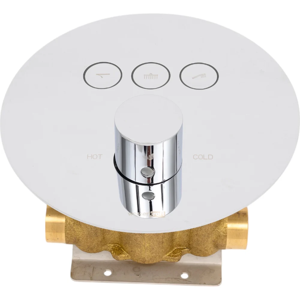 Термостатический смеситель для ванны и душа WasserKraft Thermo Dinkel 5844