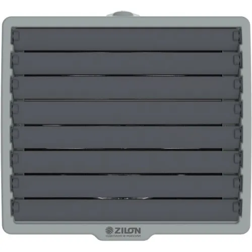 Тепловентилятор ZILON Экватор HP-30.003W, 300Вт, с термостатом, 3 режима, серый, черный [hр-30.003w]