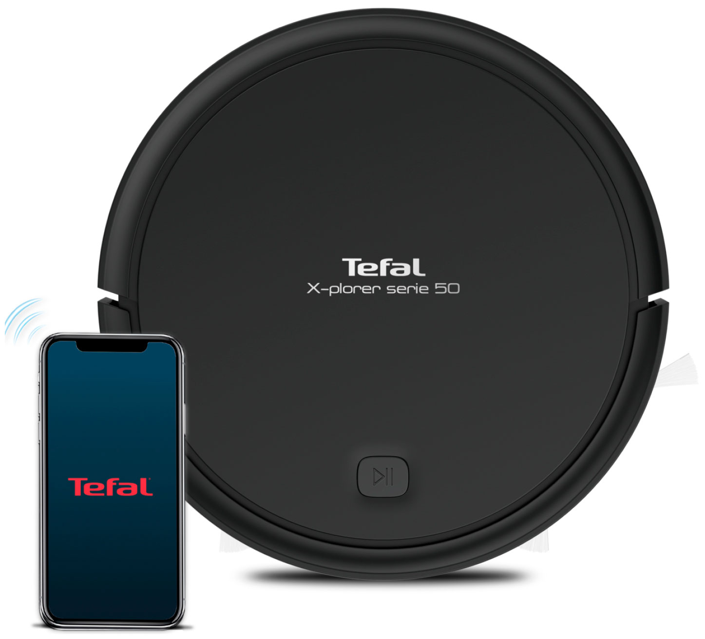 Робот-пылесос Tefal X-Plorer Serie 50 RG7365WH, черный