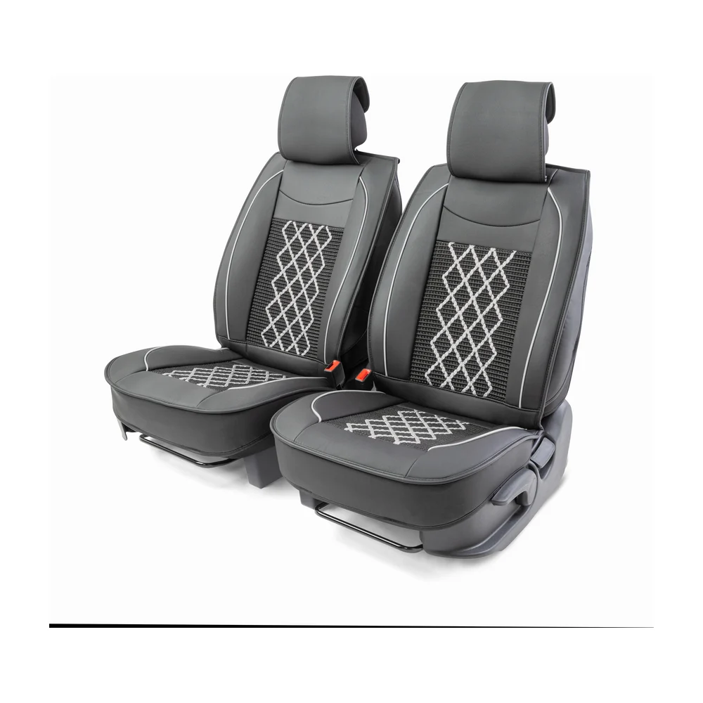 Каркасные накидки на передние сиденья CarPerformance CUS-2092 BK/GY