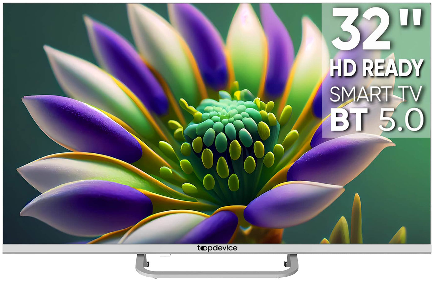 Телевизор Topdevice TV 32 FRAMELESS NEO CS04 (TDTV32CS04H_WE) белый