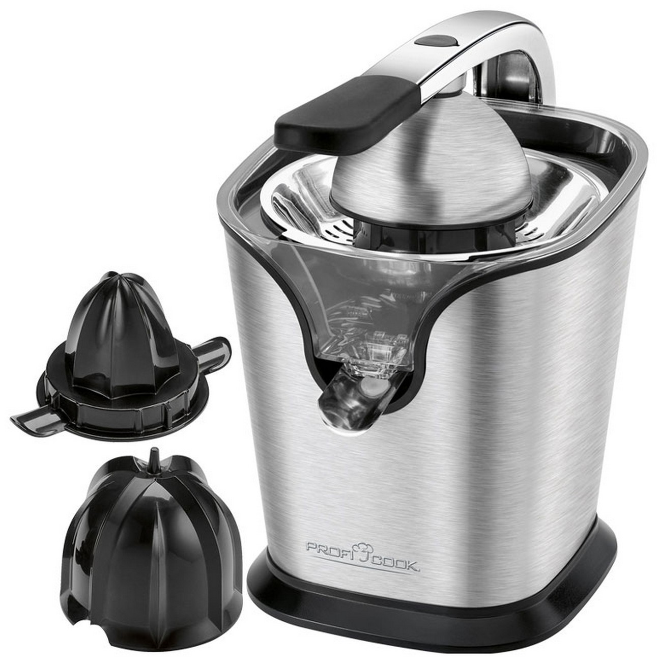 Соковыжималка Profi Cook PC-ZP 1154, нержавеющая сталь, мощность 160 Вт