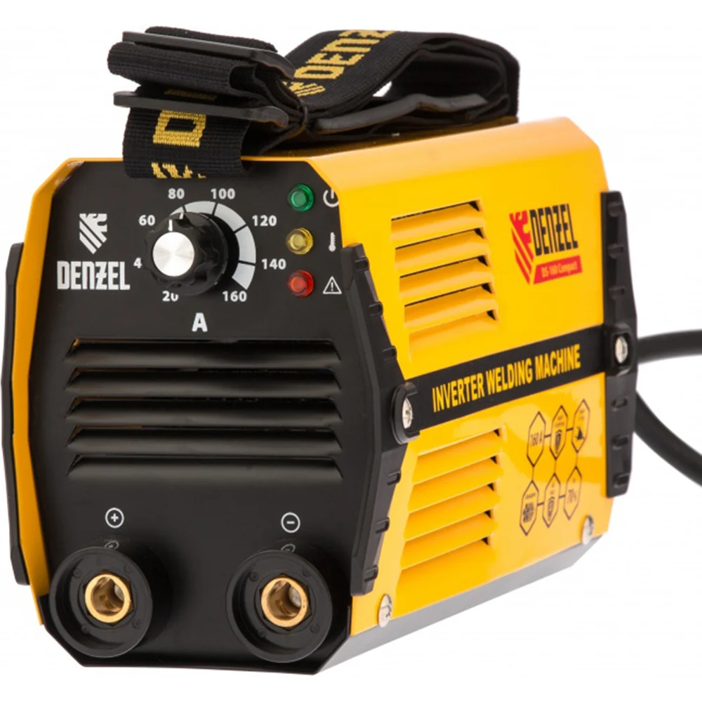 Сварочный инвертор дуговой сварки Denzel DS-160 Compact 94371