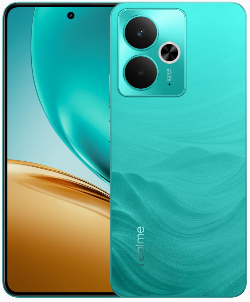 Смартфон Realme 14T 5G RMX5078 128Gb 8Gb зеленый