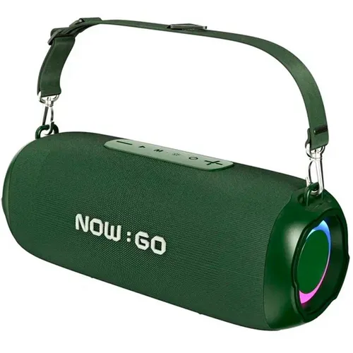 Колонка портативная NOWGO F8, 40Вт, зеленый