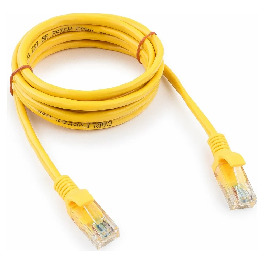 Литой многожильный патч-корд Cablexpert UTP PP12-2M/Y