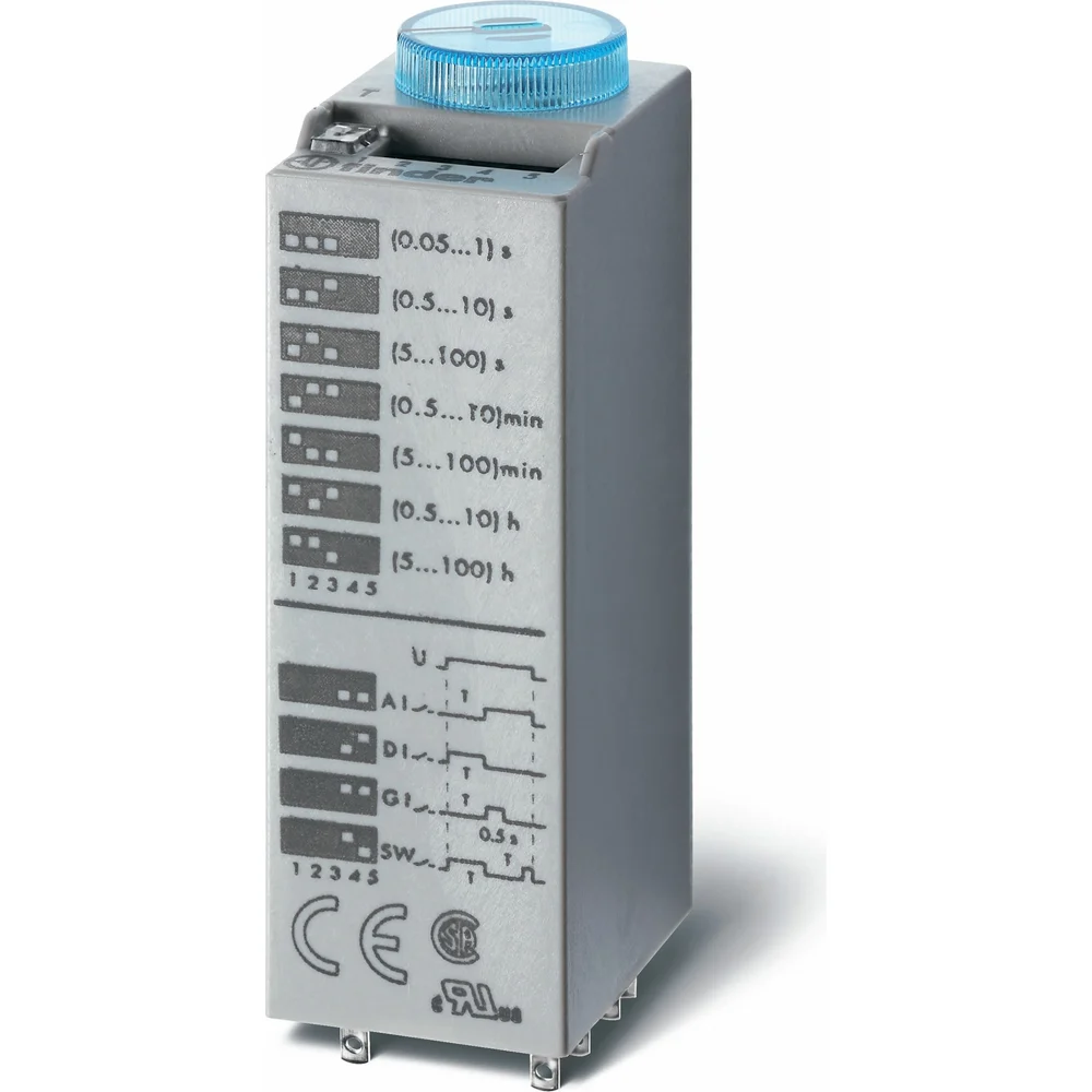 Миниатюрное съемное реле времени Finder 850400240000